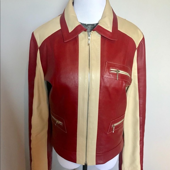 Amazing 50s Vibe Retro Leather Jacket - Picture 2 of 12